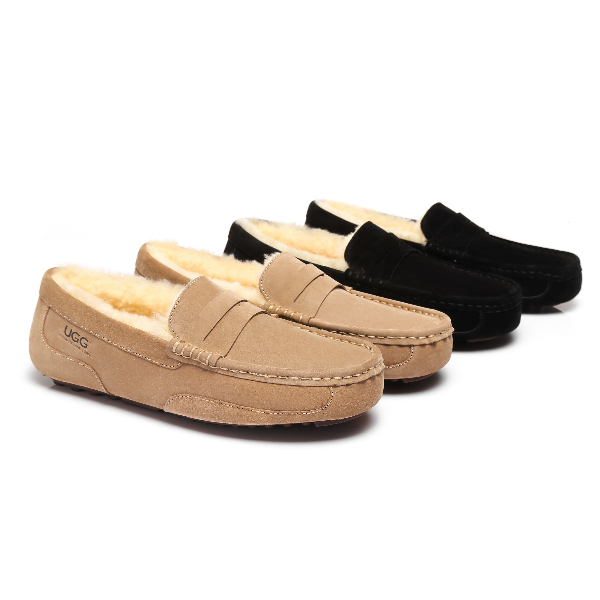 [무료배송] 호주정품 에버어그 양모 남성 어그 모카신 AS UGG 512015