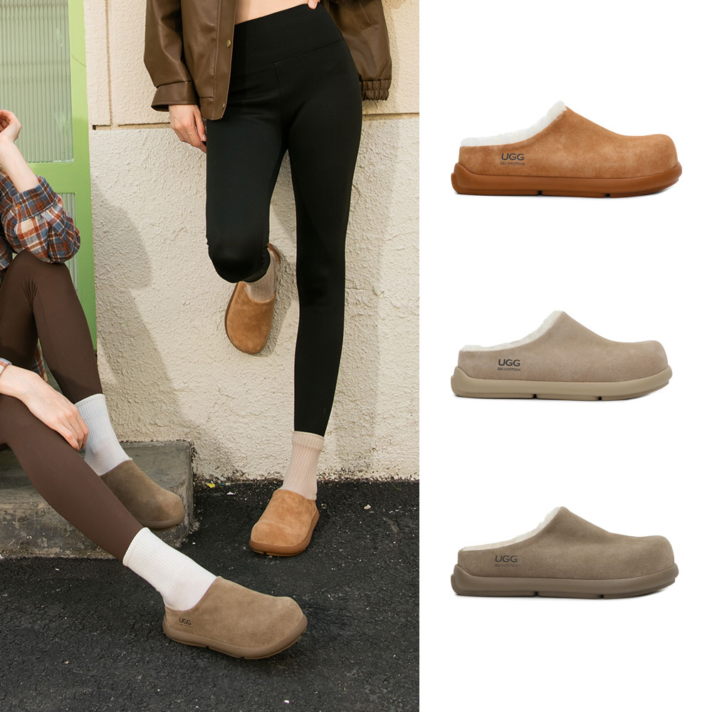 [무료배송] 호주정품 디케이 브레나 클로그 양털 슬리퍼 (굽 2.5cm) DK UGG DK238