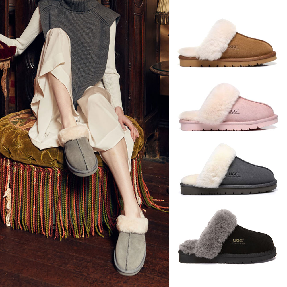 [무료배송] 호주정품 에버어그 머핀 스웨이드 어그 슬리퍼 AS UGG MUFFIN 15564