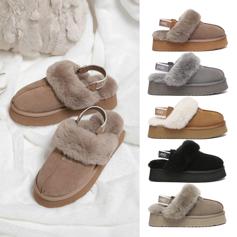 [무료배송] 호주정품 에버어그 수지 밴드 탈부착 플랫폼 슬리퍼 AS UGG SPAS2065