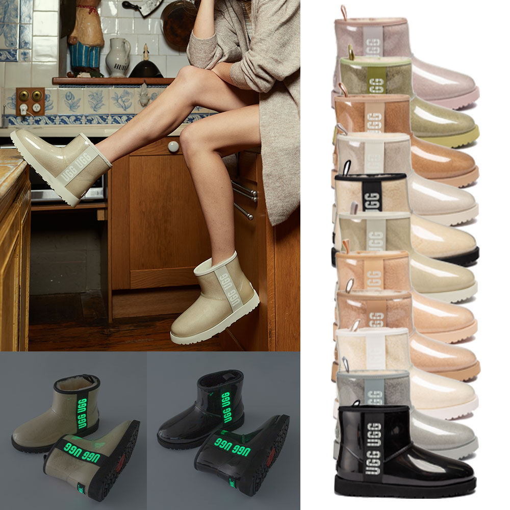 [무료배송] 호주정품 오즈웨어 클래식 로고야광 클리어 어그 부츠 OZWEAR UGG OB835